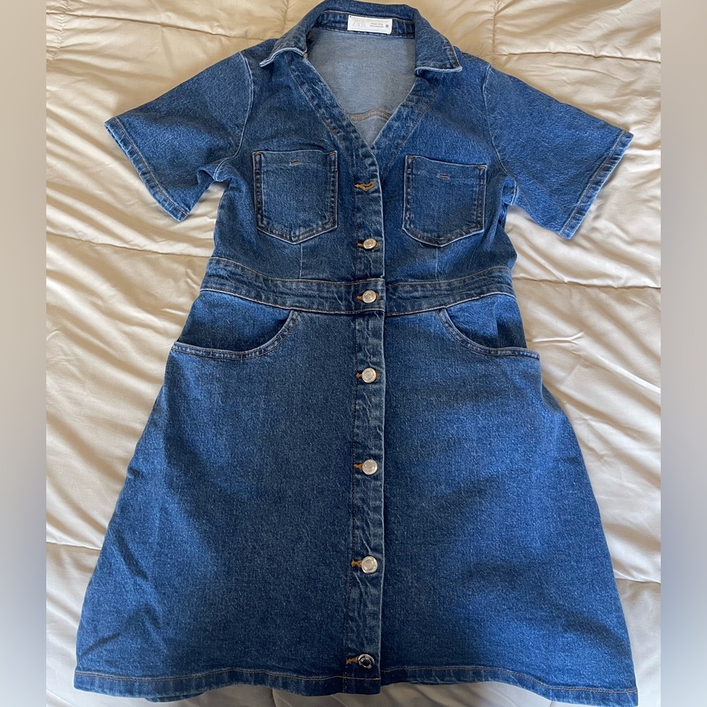 Zara Denim Mini Dress